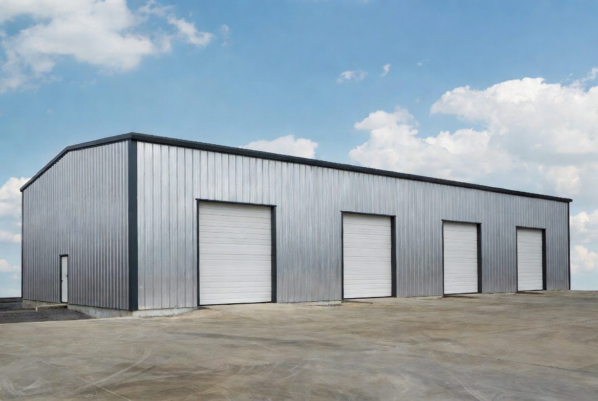 Galvalume 4-bay warehouse